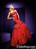 sleeveless prom dress L009