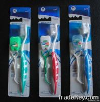 Adult Soft Tooth Brush with Dental Floss Pick