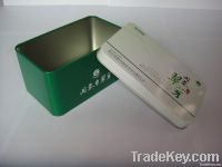 Rectangular Shape Tea Tin Box