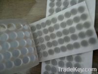 die cut silicone pad/gasket with adhesive