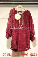 Korean Women Lace Various Dress