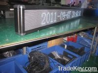 P10 led message sign with sigle white