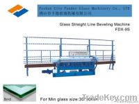 Glass straight line beveling machine