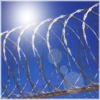 Hot dipped razor barbed wire mesh