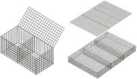 Hexagonal Wire Mesh Gabion Box Cage