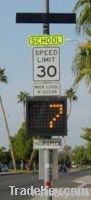 solar speed feedback and warning system