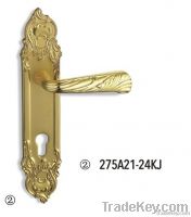Luxury Brass Door Handle Locks With