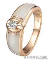 18K Gold and Diamond Ring Heaven and Earth