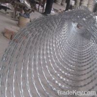 PVC or Galvanized Razor Barbed Wire(factory)