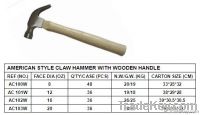 American Style Claw Hammer With Wooden