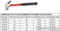 American Style Claw Hammer With Fiberglass