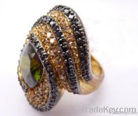 Silver Wax-set Ring