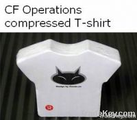 100% Cotton Compressed T-shirt Promotion Advertisement Holiday Gift