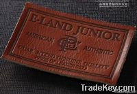 leather label for...