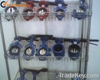 Butterfly valves with manual, gear, electric