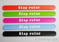 ruler bracelet, snap ruler bracelet, slap band, snap wristband, slap ruler