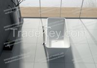 8603-Classical  Freestanding Mineral Artificial Stone Bathtub Resin Stone Bathtub-JINGZUN