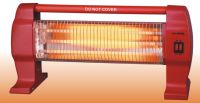 Mini portable 1200W electric quartz heater