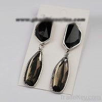 Black Gemstone Earrings