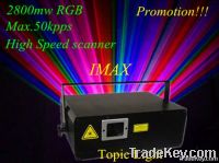 Special offer for Full color IMAX 2.8W Stage RGB laser projector