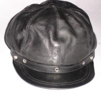 Leather cap