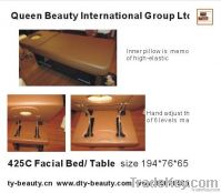 Facial beauty bed