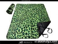 2012 Water-proof Fleece Picnic Rug with PVC Backing Blanket