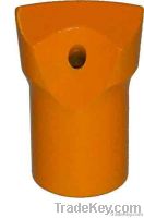 Tapered chisel type bit