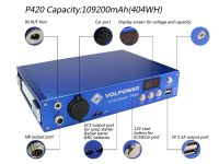 2018 newest 109200mah (404WH) Switching power supply with multifunction power bank From China