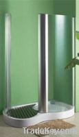 Decorative simple shower enclosure