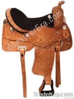 stylish western saddle