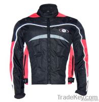 Textile Black Eagle Motorbike Jacket