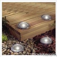 Stainless steel solar deck light