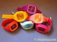 Portable digital watch silicone watch fashion