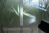 Glass decorative film(no glue)