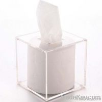 Acrylic Tissue box, desk napkin box