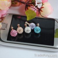 Hot sale item cell phone jack pin ear caps