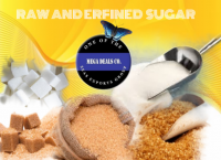 Refined white cane sugar from brazil