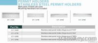 Stainless Steel Permit Holders