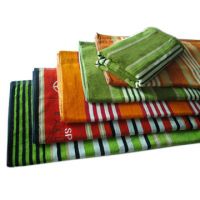 Stripe Velor Towel From Pakistan
