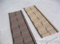 Colorful stone coated metal shingle