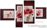 Handmade Flower Oil Painting