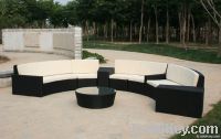 rattan furniture /outdoor furniture/lounge chair footrest loveseat