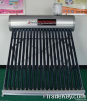 copper coil pre-heat solar water heating system