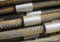 Threaded rebar coupler