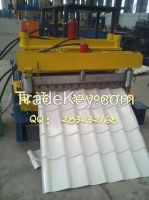 1100 Arc Bias Glazed Tile Roll Forming Machine,Color Steel Roof Panel Roll Forming Machine