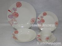 12/16/18/20/24/30 pieces white porcelain dinner set