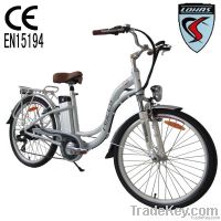 Li-ion battery electric bikes with brushless huh motor/CE approval