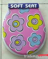 Printed Soft Toilet Seat with Lid - Standard