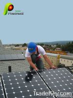 120W mono solar panel with CE/IEC/TUV/ISO approval standard